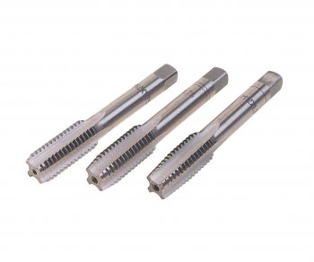 349 р. Метчик М12x1.75мм комплект 3шт. в пластиковом футляре ROCKFORCE ROCKFORCE rf-tap12175  с доставкой в г. Керчь. Увеличить фотографию 1