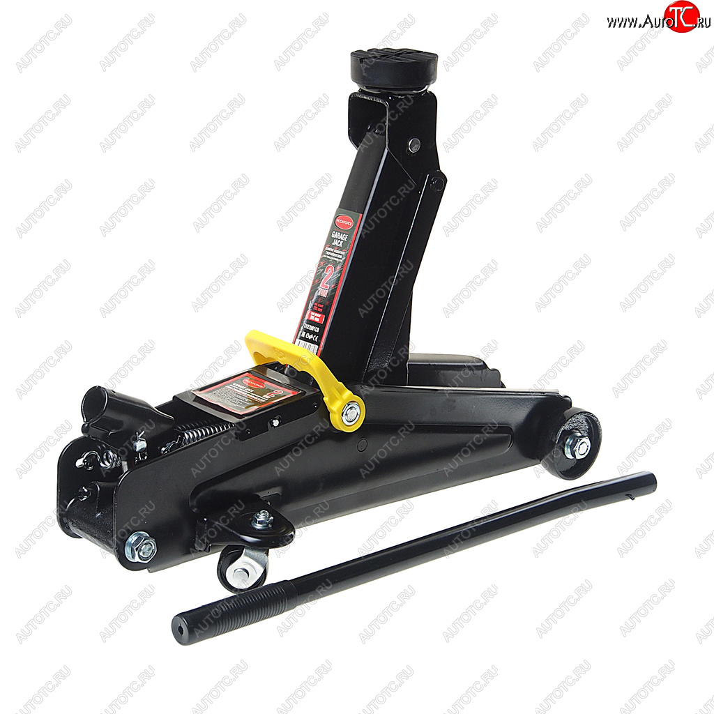 5 999 р. Домкрат подкатной 2т 135-385мм с резиновой накладкой ROCKFORCE ROCKFORCE rf-th22001cb  с доставкой в г. Керчь
