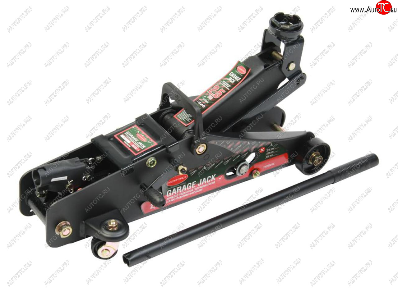8 249 р. Домкрат подкатной 2.5т 140-387мм с фиксацией в кейсе ROCKFORCE ROCKFORCE rf-th22501c  с доставкой в г. Керчь