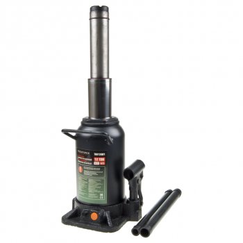 10 349 р. Домкрат бутылочный 12т 242-598мм 2-х плунжерный ROCKFORCE ROCKFORCE rf-th812001  с доставкой в г. Керчь. Увеличить фотографию 2