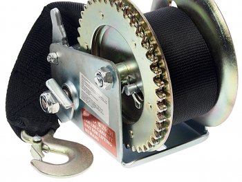 3 499 р. Лебедка барабанная 0.45т L=10м ленточная ROCKFORCE ROCKFORCE rf-trt1101s  с доставкой в г. Керчь. Увеличить фотографию 4