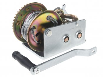 5 249 р. Лебедка барабанная 0.90т L=10м тросовая ROCKFORCE ROCKFORCE rf-trt1201c  с доставкой в г. Керчь. Увеличить фотографию 2