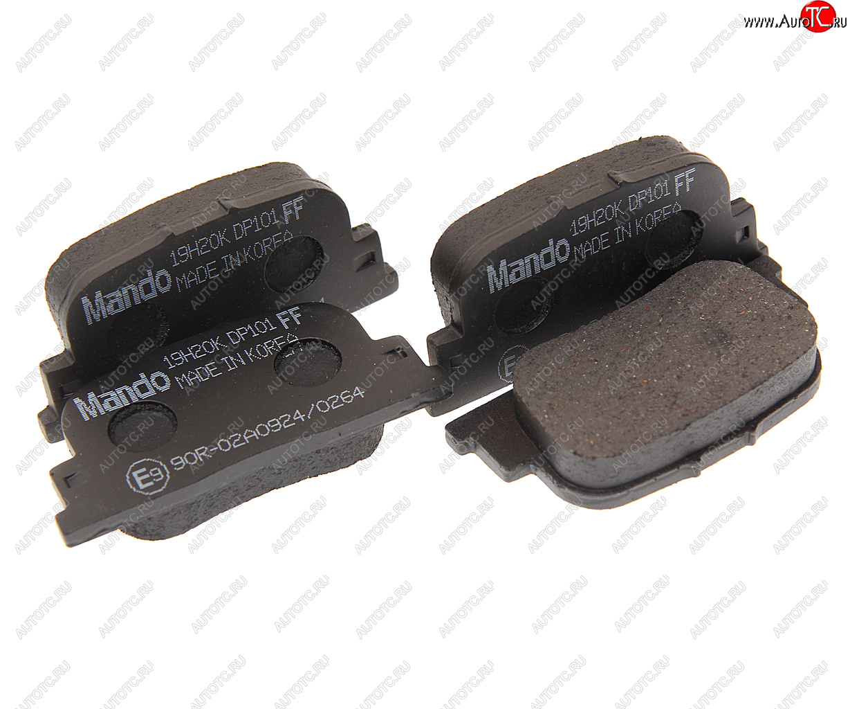 519 р. Колодки тормозные TOYOTA Camry,Corolla (01-01) (1.8 VVTi) задние (4шт.) MANDO MANDO rmpt16 MANDO rmpt16  с доставкой в г. Керчь