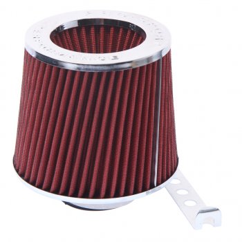 Фильтр воздушный PRO SPORT TORNADO красный хром широкий d=70 PRO SPORT rs-00126