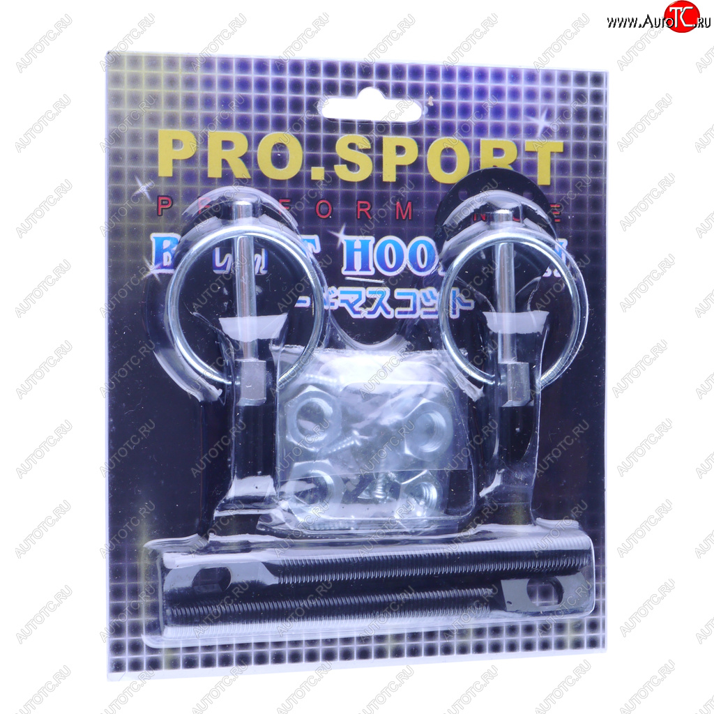549 р. Замок капота PRO SPORT черный комплект PRO SPORT rs-08302  с доставкой в г. Керчь