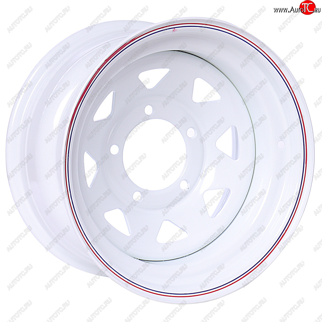 5 599 р. Диск колесный УАЗ R15 A17 White  r-steel 5x139,7 ет-19 d-110  с доставкой в г. Керчь
