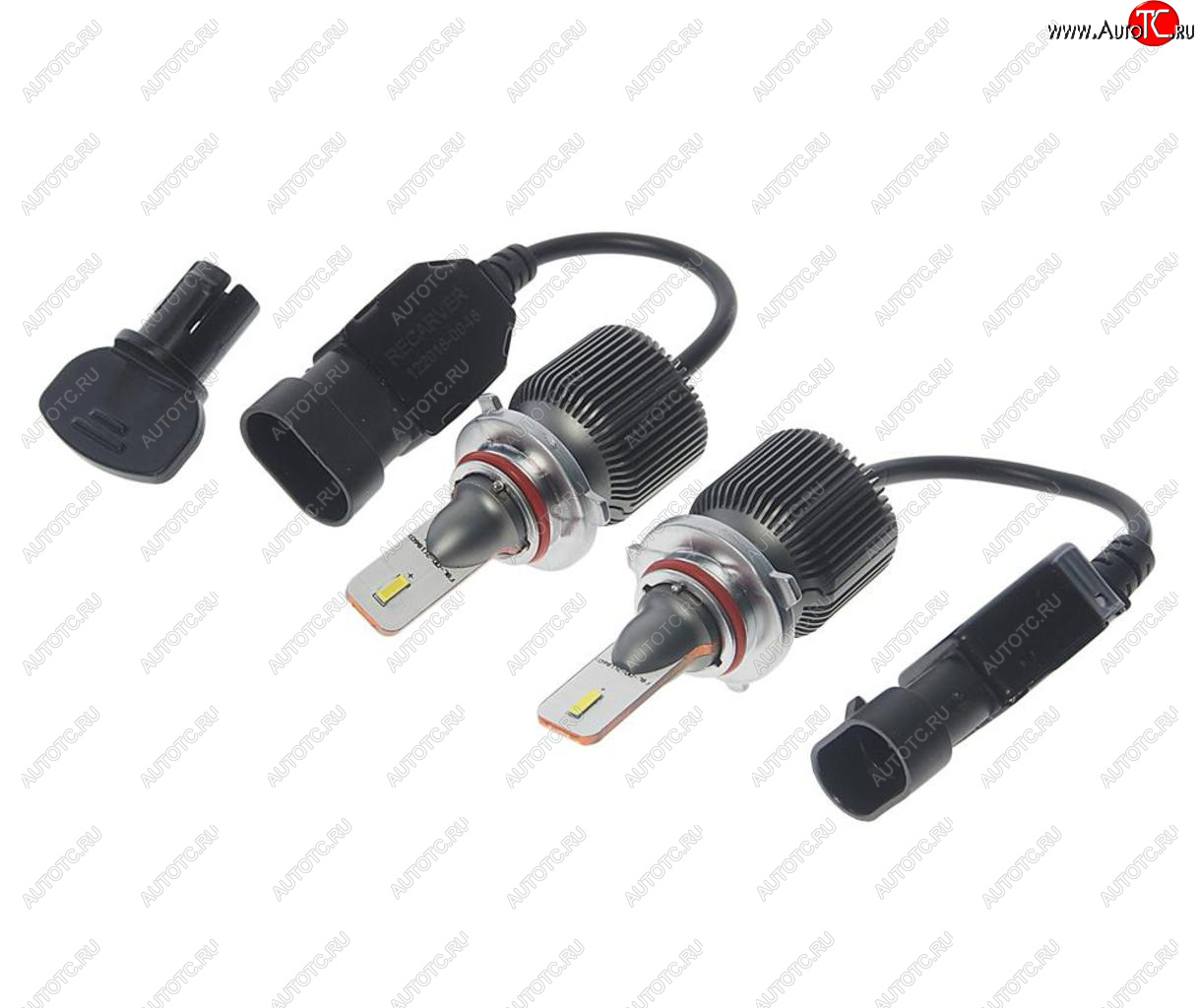 2 699 р. Лампа светодиодная 12V HB3 P20d 5000Lm (2шт.) Type R RECARVER RECARVER rtrled50hb3-2canbus  с доставкой в г. Керчь