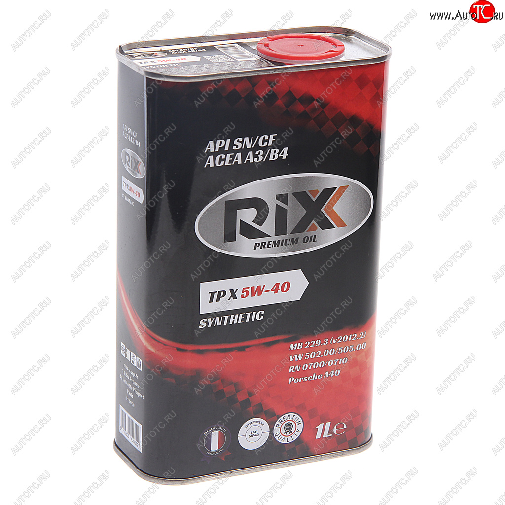 829 р. Масло моторное TP X SN/CF 5W40 синт.1л RIXX RIXX rx0006tpx RIXX rx0006tpx  с доставкой в г. Керчь