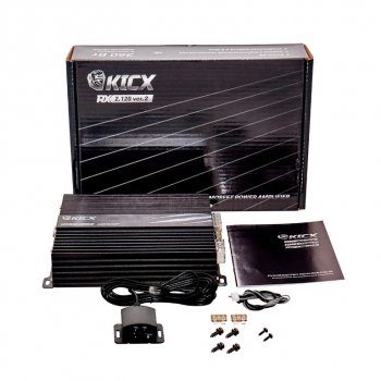 8 949 р. Усилитель автомобильный 2х120Вт KICX KICX rx 2.120  с доставкой в г. Керчь. Увеличить фотографию 7
