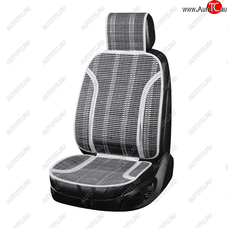 1 169 р. Накидка на сиденье массажная бамбуковая серая SKYWAY SKYWAY s01302030  с доставкой в г. Керчь