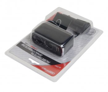 779 р. Разветвитель прикуривателя 2-х гнездовой 12V 1USB SKYWAY SKYWAY s02301016  с доставкой в г. Керчь. Увеличить фотографию 2