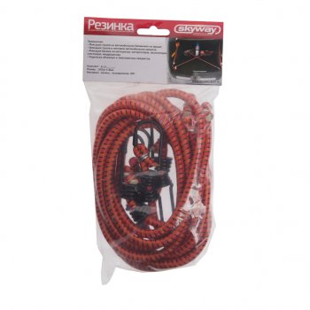 Жгут крепления груза эластичный 1мx8мм (4шт.) SKYWAY SKYWAY s06001006
