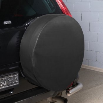 Чехол на запасное колесо R-15 d=67см экокожа черный SKYWAY SKYWAY s06301045