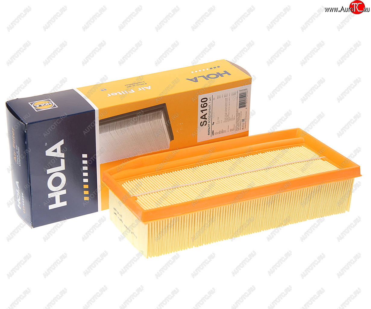 449 р. Фильтр воздушный ЛАДА Vesta,X-Ray RENAULT Duster (1.6) HOLA HOLA sa160  с доставкой в г. Керчь