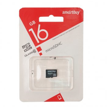 Карта памяти 16GB MicroSD class 10 SMART BUY SMART BUY sb16gbsdcl10-00le