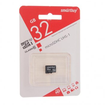 Карта памяти 32GB MicroSD class 10 SMART BUY SMART BUY sb32gbsdcl10-00