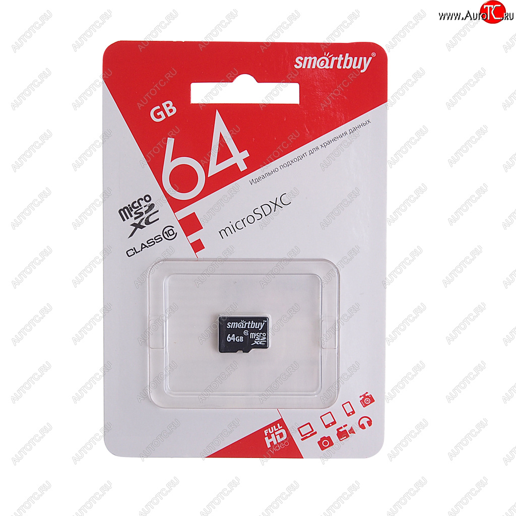 399 р. Карта памяти 64GB MicroSD class 10 SMART BUY SMART BUY sb64gbsdcl10-00le  с доставкой в г. Керчь