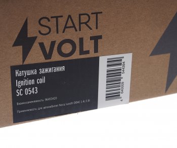 1 959 р. Катушка зажигания CHEVROLET Lacetti (03-) (1.41.6) STARTVOLT STARTVOLT sc0543  с доставкой в г. Керчь. Увеличить фотографию 6