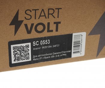 2 859 р. Катушка зажигания DAEWOO Matiz (05-08) STARTVOLT STARTVOLT sc0553  с доставкой в г. Керчь. Увеличить фотографию 6