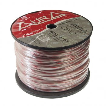 234 р. Кабель акустический 16Ga (2х1.5мм) 1м AURA AURA scc-415t 100м  с доставкой в г. Керчь. Увеличить фотографию 1
