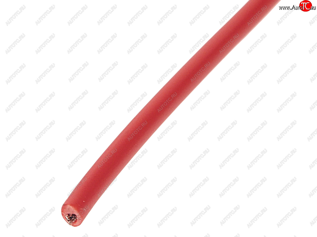 7 р. Кабель монтажный 0.5 кв.мм 1м AURA AURA scs-s5rd 100м  с доставкой в г. Керчь