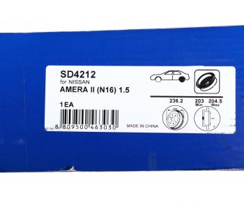 1 599 р. Барабан тормозной NISSAN Almera (N16) (00-) задний SANGSIN SANGSIN sd4212  с доставкой в г. Керчь. Увеличить фотографию 4