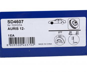 2 999 р. Диск тормозной TOYOTA Corolla (13-) передний вентилируемый (1шт.) SANGSIN SANGSIN sd4607  с доставкой в г. Керчь. Увеличить фотографию 5