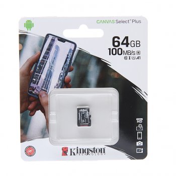769 р. Карта памяти 64GB MicroSD class 10 KINGSTON KINGSTON sdcs264gbsp  с доставкой в г. Керчь. Увеличить фотографию 1