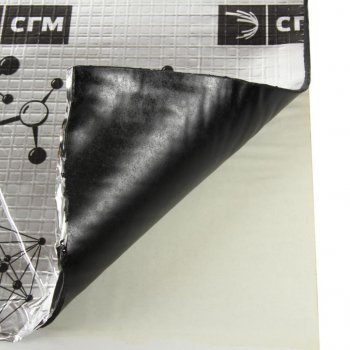 499 р. Шумоизоляция, вибропоглощение АлюМаст Base (М4Ф1) (0.5х0.7м) толщина 4мм Budget series SGM SGM sgm.bas.m4f1.05x070  с доставкой в г. Керчь. Увеличить фотографию 2