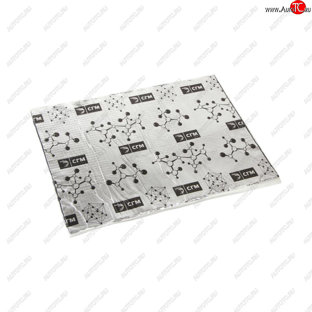 499 р. Шумоизоляция, вибропоглощение АлюМаст Base (М4Ф1) (0.5х0.7м) толщина 4мм Budget series SGM SGM sgm.bas.m4f1.05x070  с доставкой в г. Керчь
