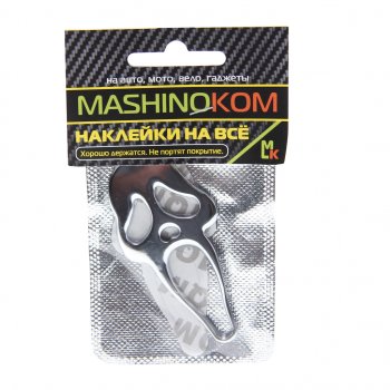 225 р. Наклейка металлическая 3D Крик 40х75мм MASHINOKOM MASHINOKOM shk 094  с доставкой в г. Керчь. Увеличить фотографию 1