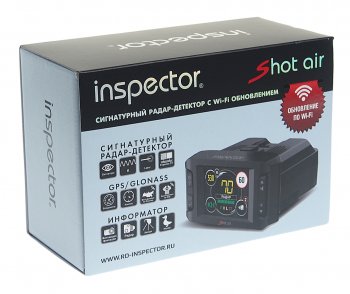 12 299 р. Радар-детектор GPS INSPECTOR INSPECTOR shot air wifi signature gps  с доставкой в г. Керчь. Увеличить фотографию 6