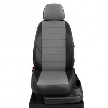 7 949 р. Авточехлы SKODA Rapid (12-) VW Polo (20-) лифтбек экокожа черно-серые AVTOLIDER AVTOLIDER sk23-0401-ec02  с доставкой в г. Керчь. Увеличить фотографию 1