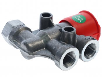 2 199 р. Клапан растормаживания прицепа (красная кнопка) S&K GMBH S&K GMBH sk-3170016-01  с доставкой в г. Керчь. Увеличить фотографию 2