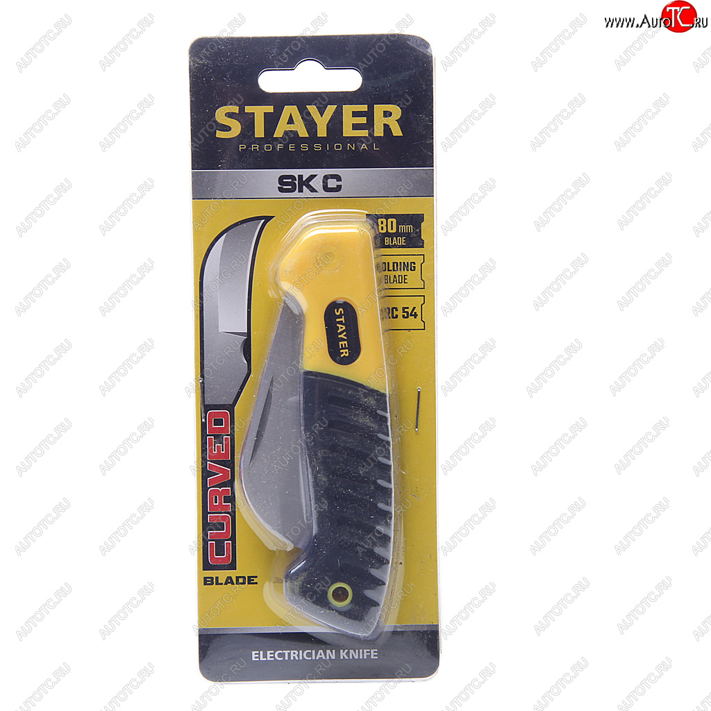 429 р. Нож электрика 205мм изогнутый STAYER STAYER sk-c  с доставкой в г. Керчь