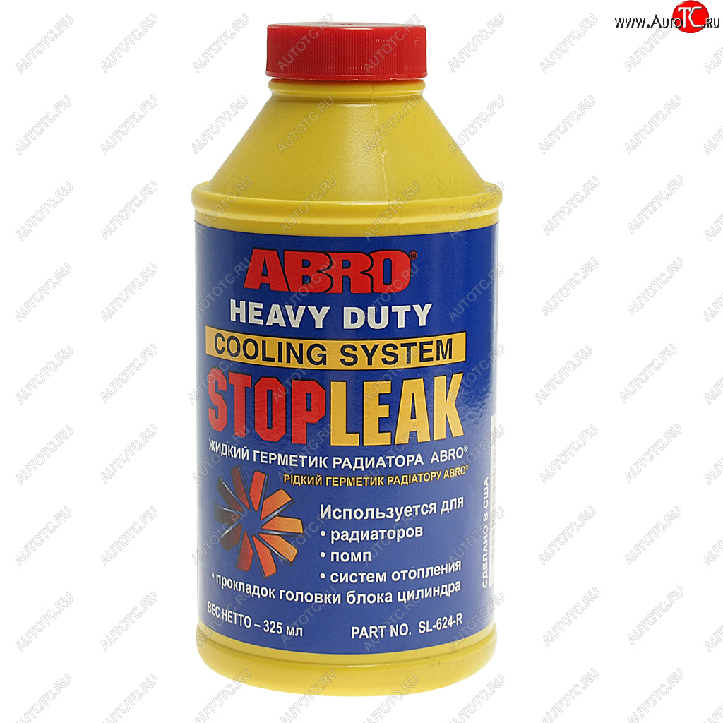 439 р. Герметик радиатора 325мл Stop Leak Liquid ABRO ABRO sl-624  с доставкой в г. Керчь