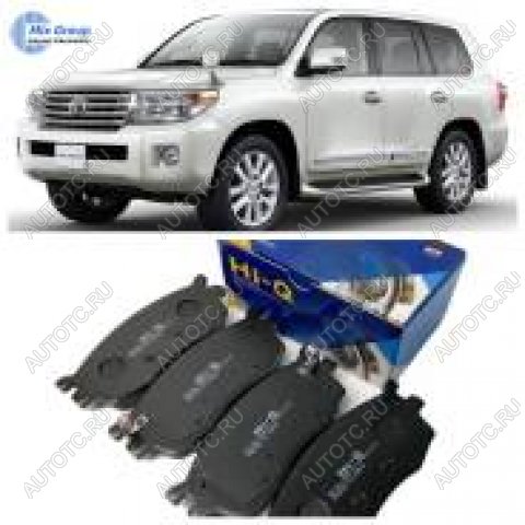 2 499 р. Колодки тормозные передние (4шт.) SANGSIN Toyota Land Cruiser 200 дорестайлинг (2007-2012)  с доставкой в г. Керчь