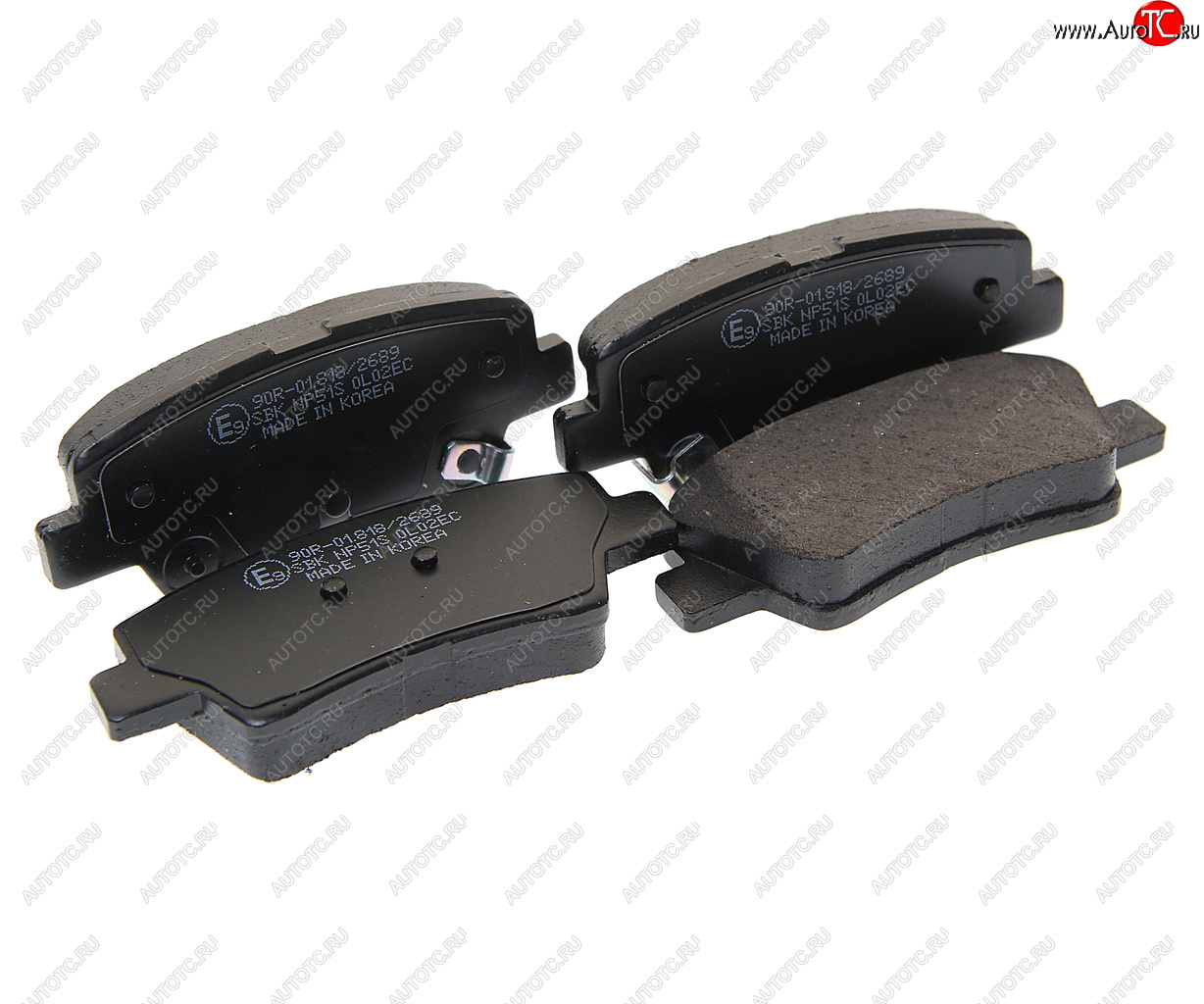 1 429 р. Колодки тормозные задние эл. стояночный тормоз (4шт.) SANGSIN Hyundai I30 2 GD дорестайлинг, хэтчбэк 5 дв. (2011-2015)  с доставкой в г. Керчь