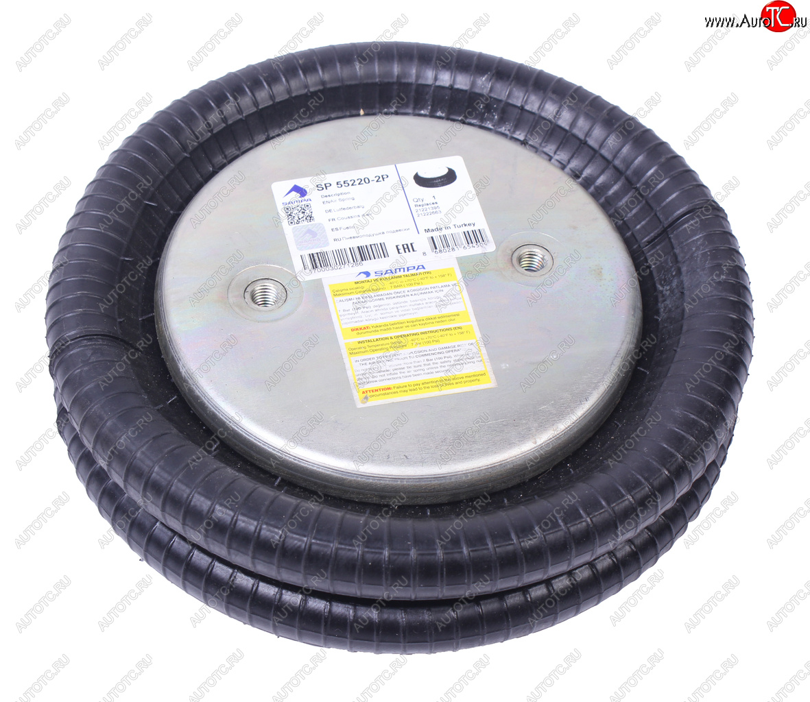 2 999 р. Пневморессора ROR (две секции) (резьба под штуцер G14) SAMPA SAMPA sp55220-2p  с доставкой в г. Керчь