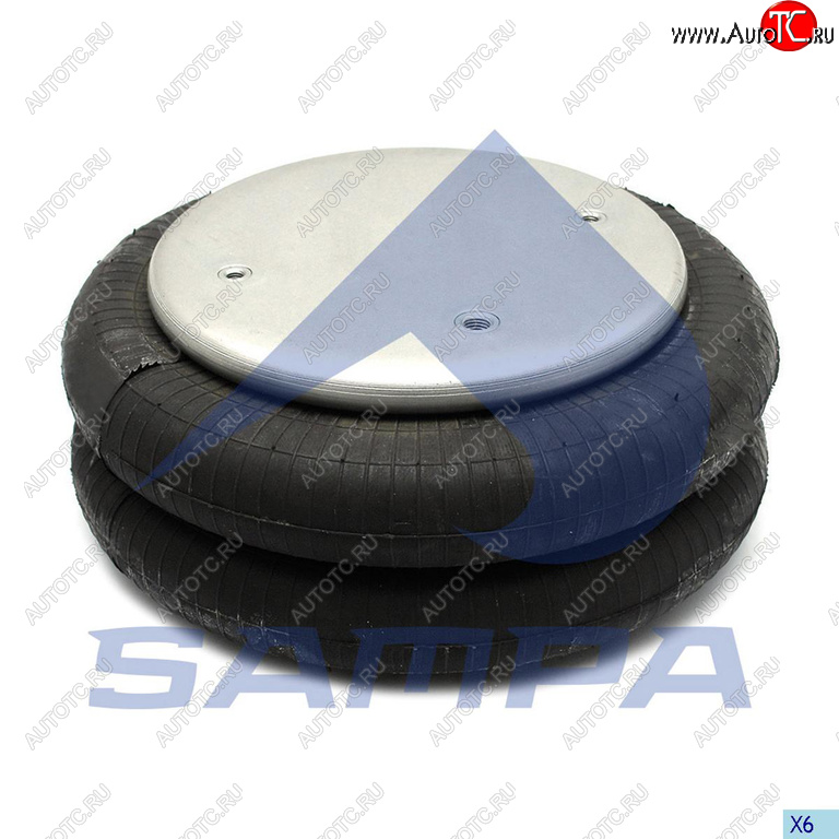 4 899 р. Пневморессора BPW (двухсекционная) SAMPA SAMPA sp55300-2p22  с доставкой в г. Керчь