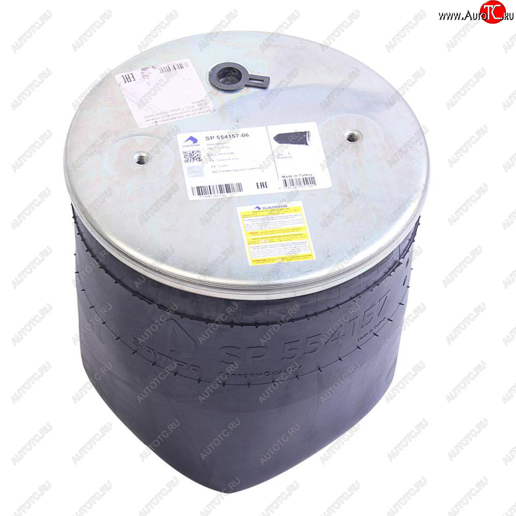 3 799 р. Пневморессора SCHMITZ (без стакана) (2 шп. M10, 1 штуц. M22х1.5мм) SAMPA SAMPA sp554157-06  с доставкой в г. Керчь