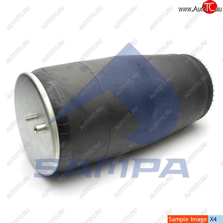 4 399 р. Пневморессора MAN TGA моста подвесного без стакана (1шп.+1возд.шт.) SAMPA SAMPA sp554705  с доставкой в г. Керчь