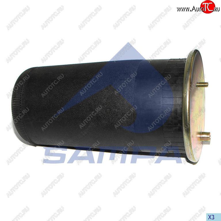 4 199 р. Пневморессора MAN TGL (без стакана,1шп.+возд.1отв.) SAMPA SAMPA sp554862  с доставкой в г. Керчь