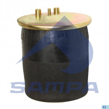 6 949 р. Пневморессора MAN (металлический стакан) SAMPA SAMPA sp554884-k07  с доставкой в г. Керчь. Увеличить фотографию 1