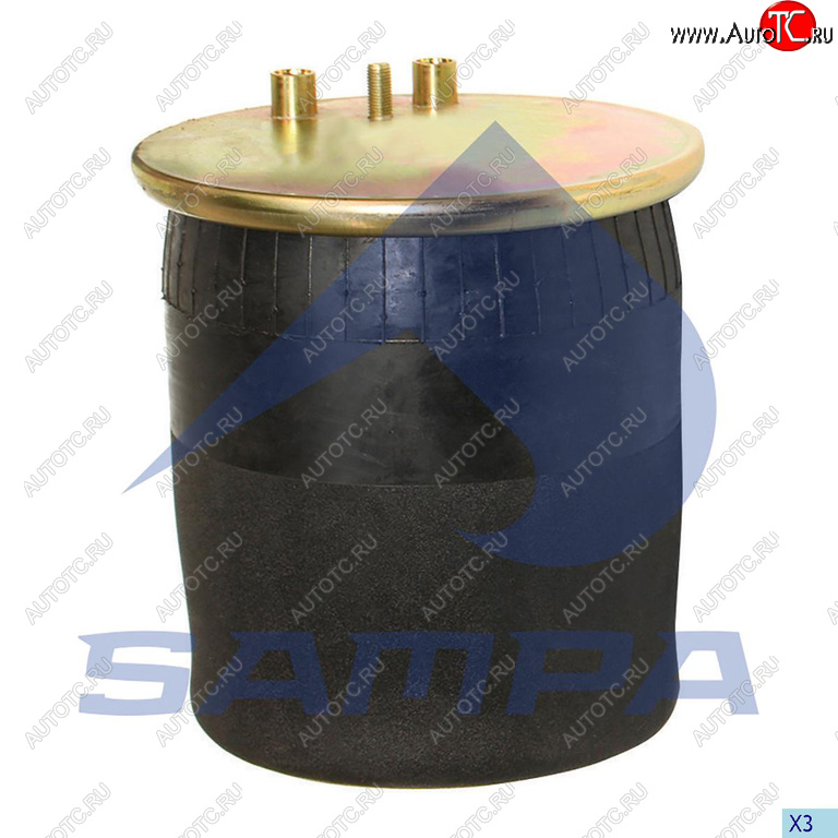 6 949 р. Пневморессора MAN (металлический стакан) SAMPA SAMPA sp554884-k07  с доставкой в г. Керчь