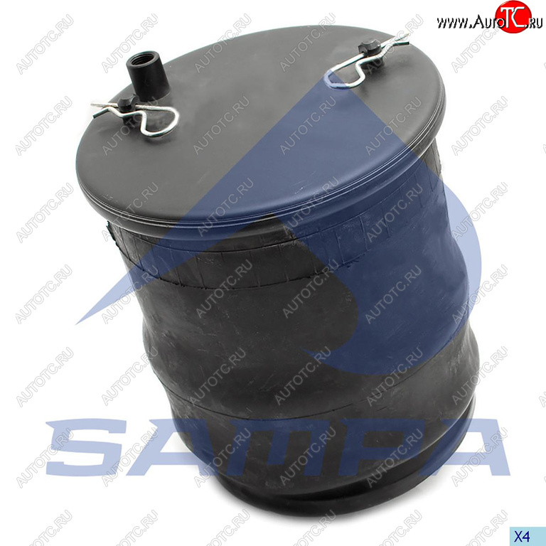 6 599 р. Пневморессора VOLVO (металлический стакан) SAMPA SAMPA sp556604-k  с доставкой в г. Керчь