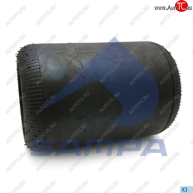 2 899 р. Пневморессора ИКАРУС ЛИАЗ BOVA (чулок) (370х260мм) SAMPA SAMPA sp55702  с доставкой в г. Керчь