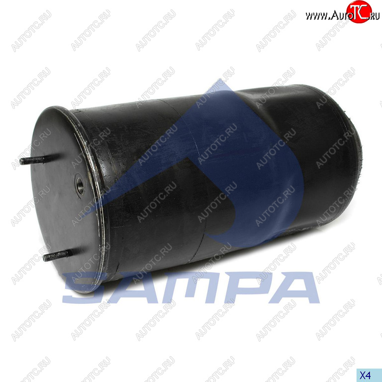 4 399 р. Пневморессора SCHMITZ (без стакана) (2 шп., 1 отв. штуц.) SAMPA SAMPA sp559285-01  с доставкой в г. Керчь
