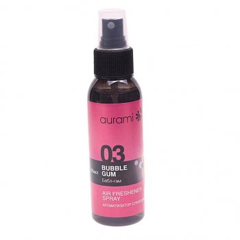 124 р. Ароматизатор спрей (bubble gum) AURAMI AURAMI spr-03  с доставкой в г. Керчь. Увеличить фотографию 1