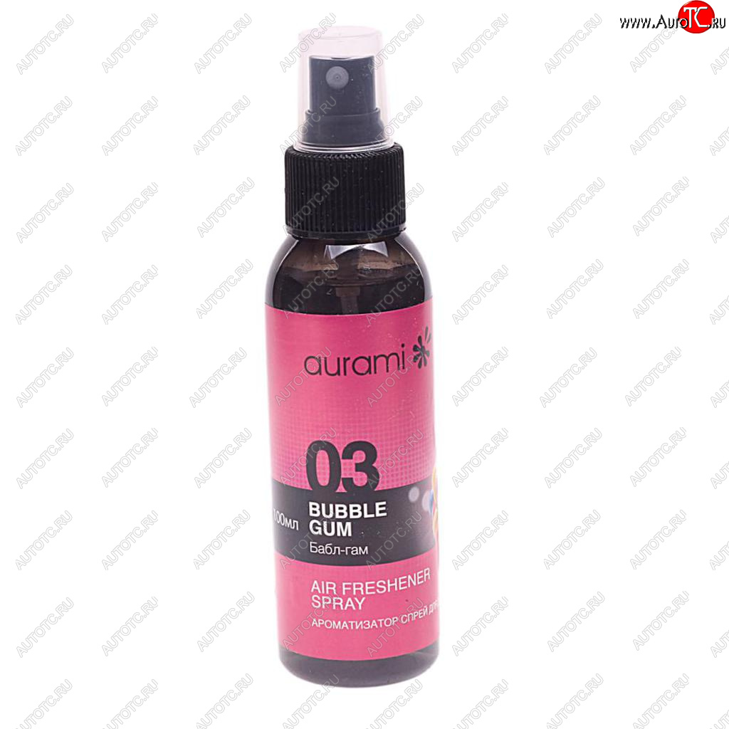 124 р. Ароматизатор спрей (bubble gum) AURAMI AURAMI spr-03  с доставкой в г. Керчь